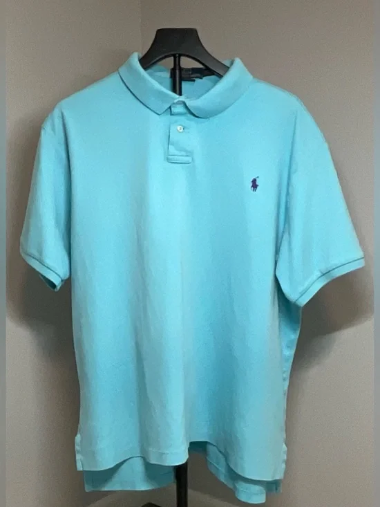 Ralph Lauren - Men’s Polo Shirt in Aqua Blue - Picture 1 of 3